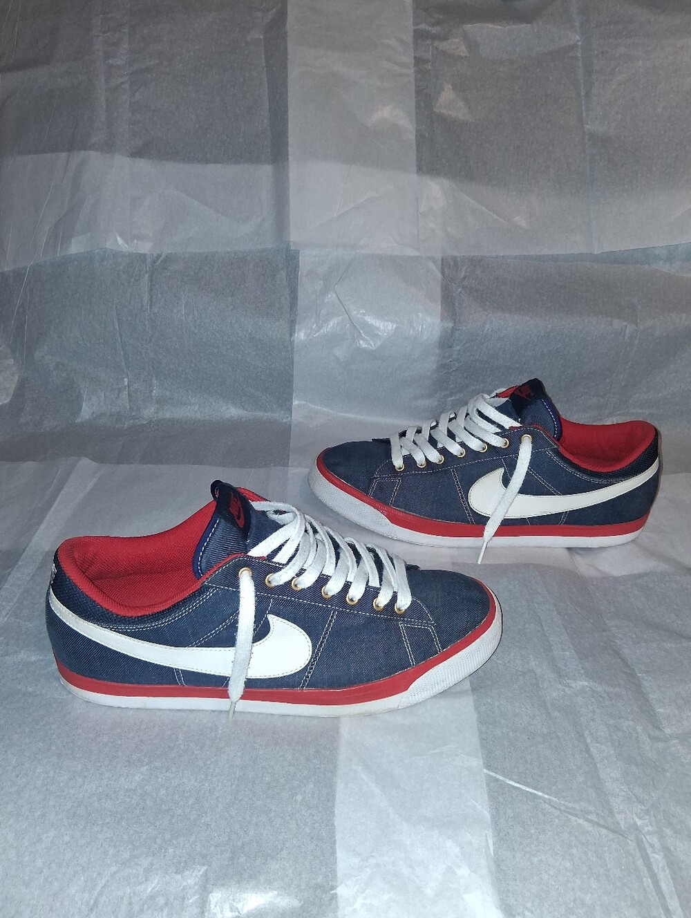 Nike Denim Blue Jean Sneakers, Men 13 - Picture 7 of 7
